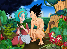 Bulma and Vegeta - Tarzan Spoof