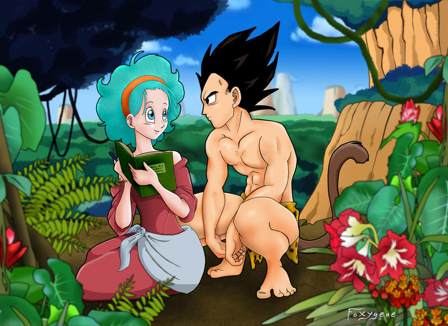 Bulma and Vegeta - Tarzan Spoof by Foxygene on DeviantArt.
