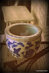 Sepia Focal Flower Pot