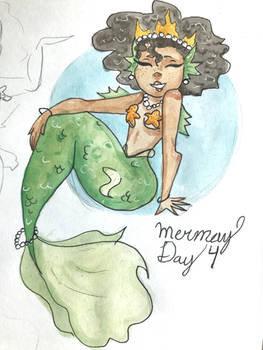 Mermay day 4 curls and pearls 