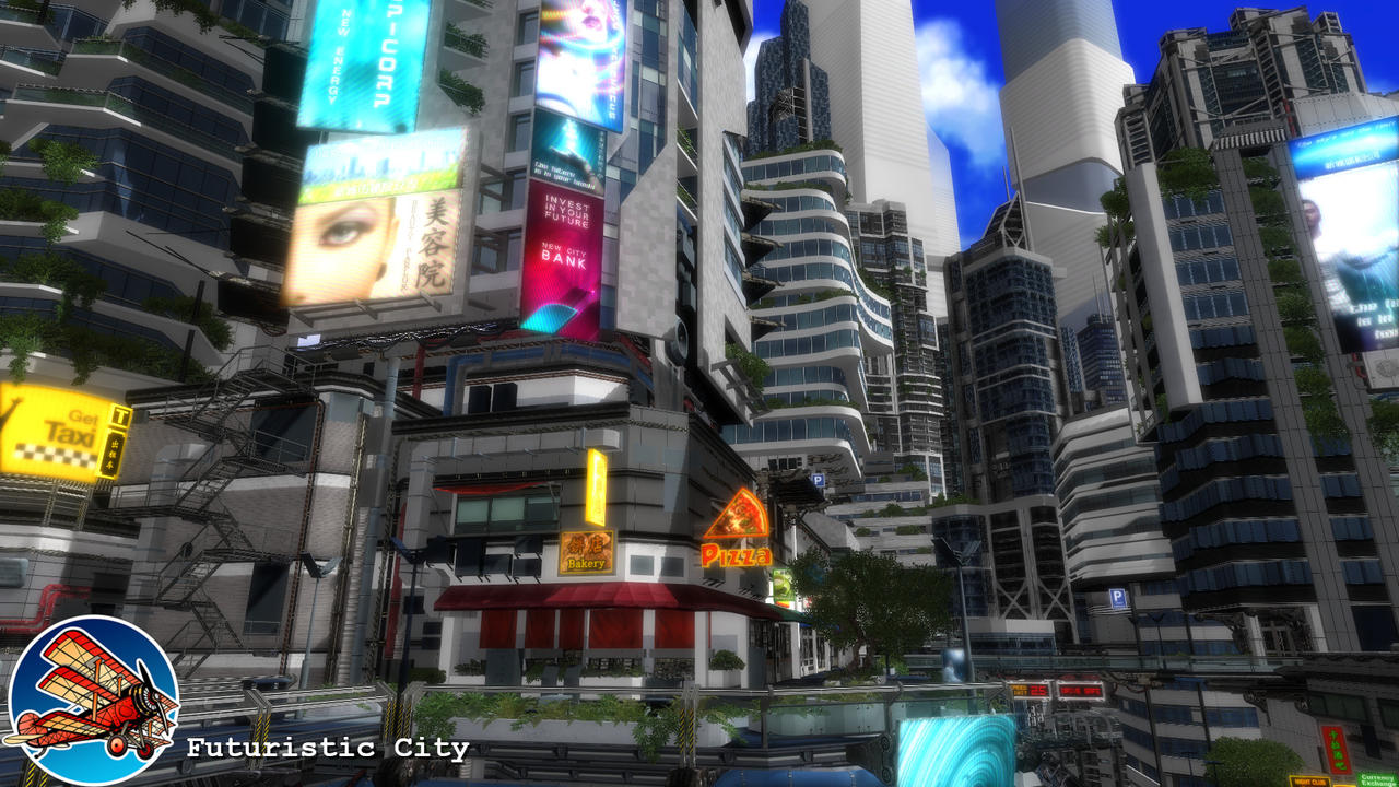 (MMD Stage) Futuristic City Download by SAB64 on DeviantArt