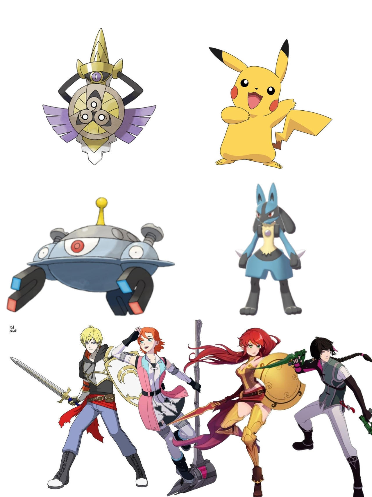 Team JNPR and their Pokemon Partners by SethEaton on DeviantArt