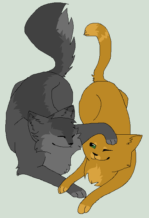 Swiftpaw, Tigerheart, brokenstar, sandstorm, yellowfang