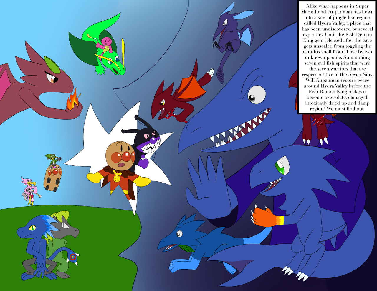 Anpanman And The Seven Fish Spirits back cover alt