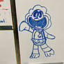 Iceman as a smiling critter