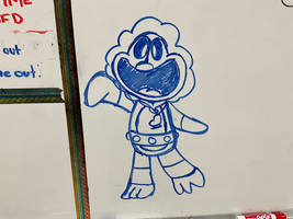 Iceman as a smiling critter