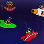 Dogtanian and the three muskehounds in spaceships