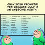 July 2026 art prompts!