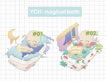 [OPEN] YCH: magical bath