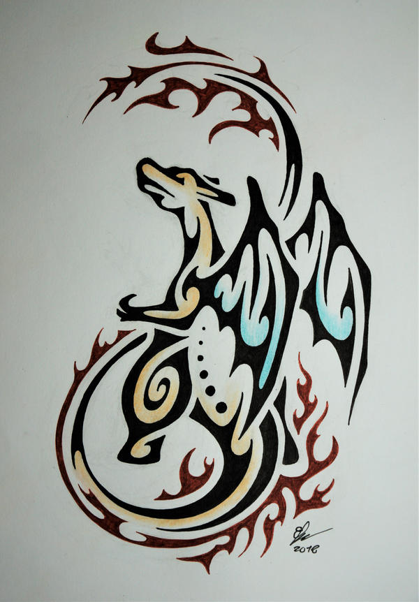 Charizard Writing Tribal Charizard by Esmeekramer on DeviantArt
