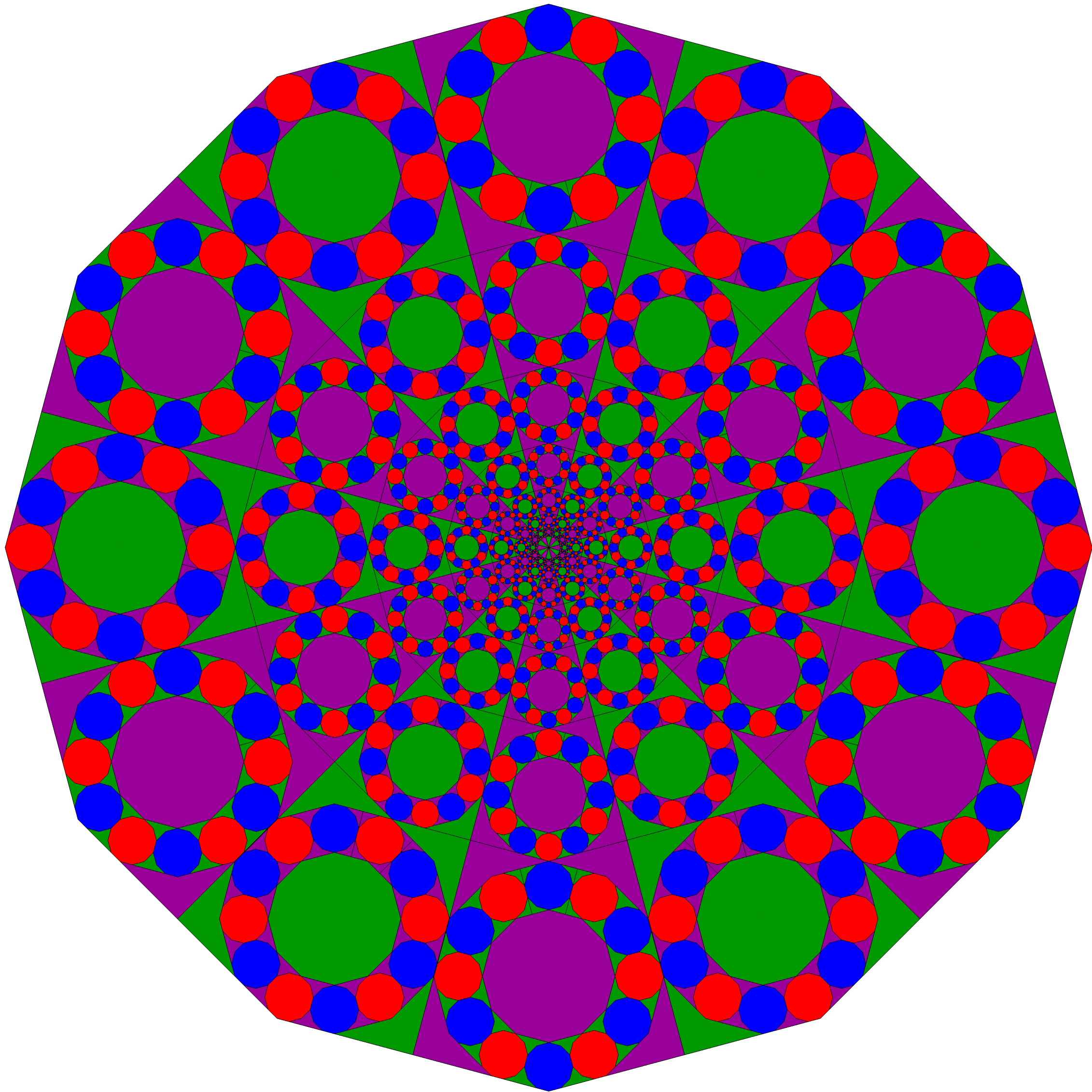 Shrinking Shape Pattern Shrinking tangent circles pattern by towerpower123 on DeviantArt