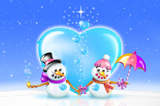 Snowman Love