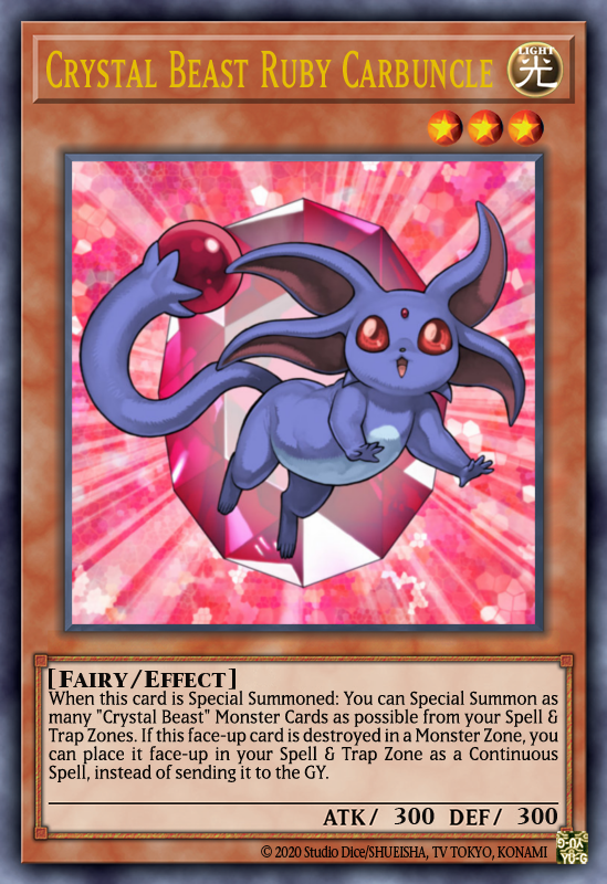 Crystal Beast Ruby Carbuncle by Schmollwolf on DeviantArt