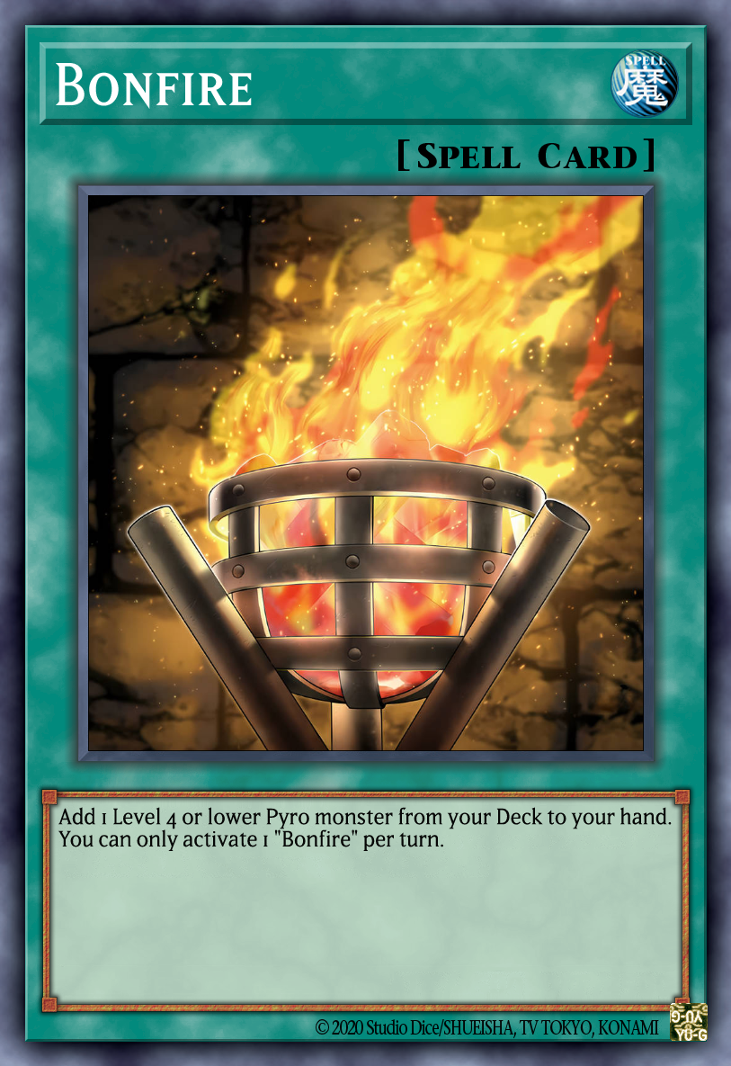 yugioh bonfire card MZMI-EN016 Aus Ygo Quarter Century Bonanza Bonfire by Schmollwolf on DeviantArt