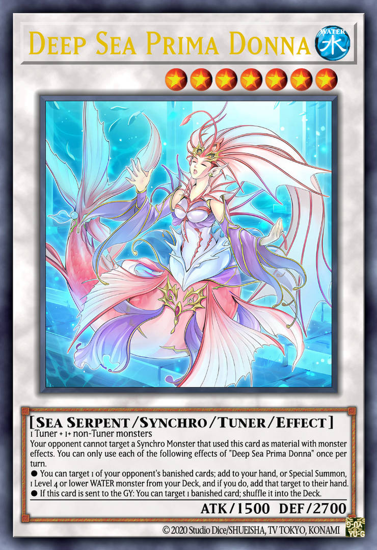 Прима море. Rose Synchro Monster Yu gi Cards. Deep Sea Princess.