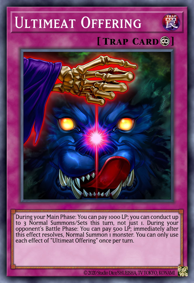 ultimate offering yugioh card Amazon.com: Yu-Gi-Oh! - Ultimate Offering SD10 (SD10-EN032) - Structure Deck 10: Machine Re-Volt - Unlimited Edition