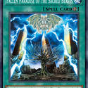 fallen paradise yugioh card - DUSA-EN031 - Ultra Rare also those monsters cannot be destroyed by your opponents card effects while you control them Fallen of Albaz (Platinum Secret