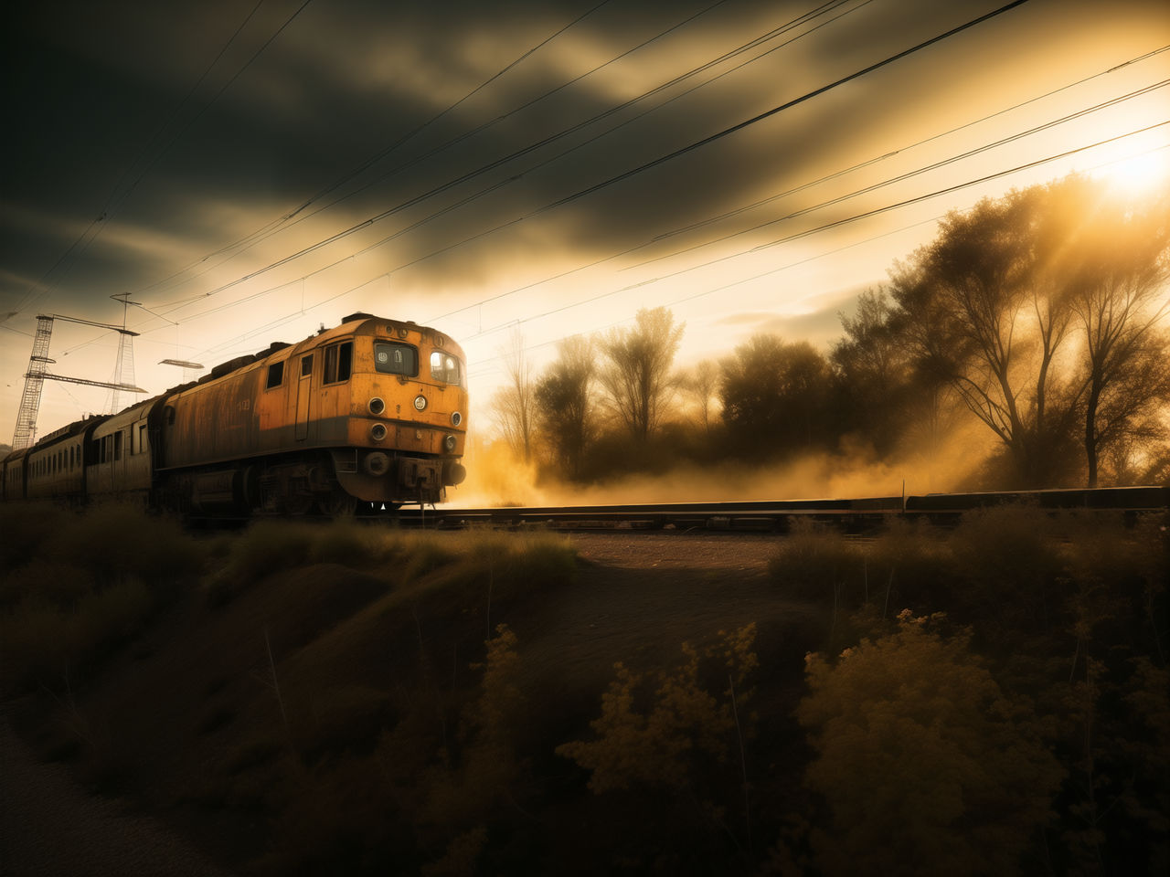 Rusty Old Train
