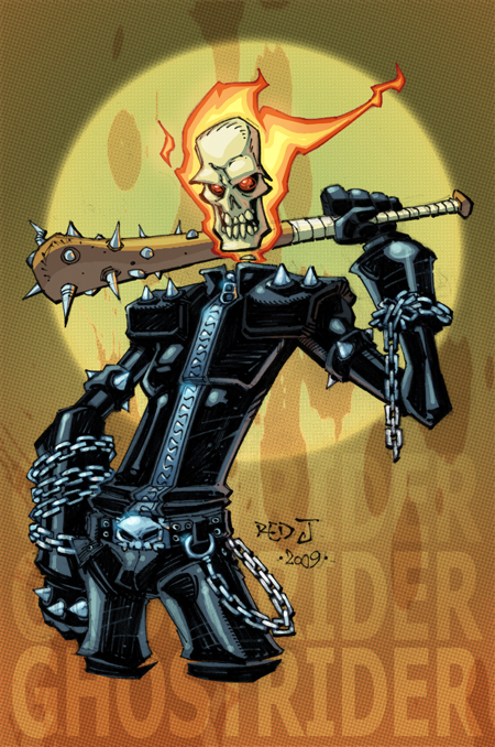 OC2 sketch 07 :: Ghost Rider