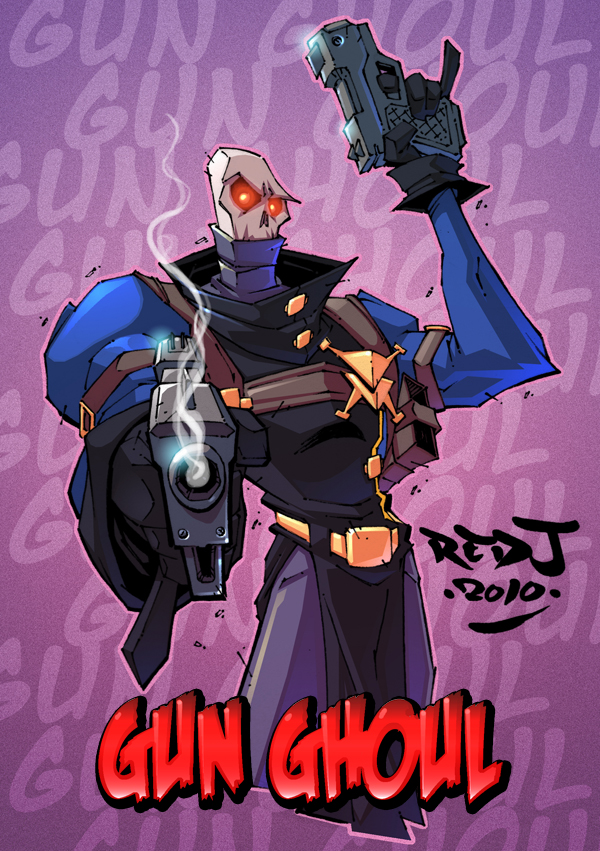 OC2 sketch 13 :: Gun Ghoul