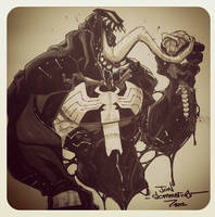 Con sketch :: Venom :: Spidey is dead