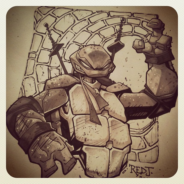 TMNT :: Leonardo Sketch