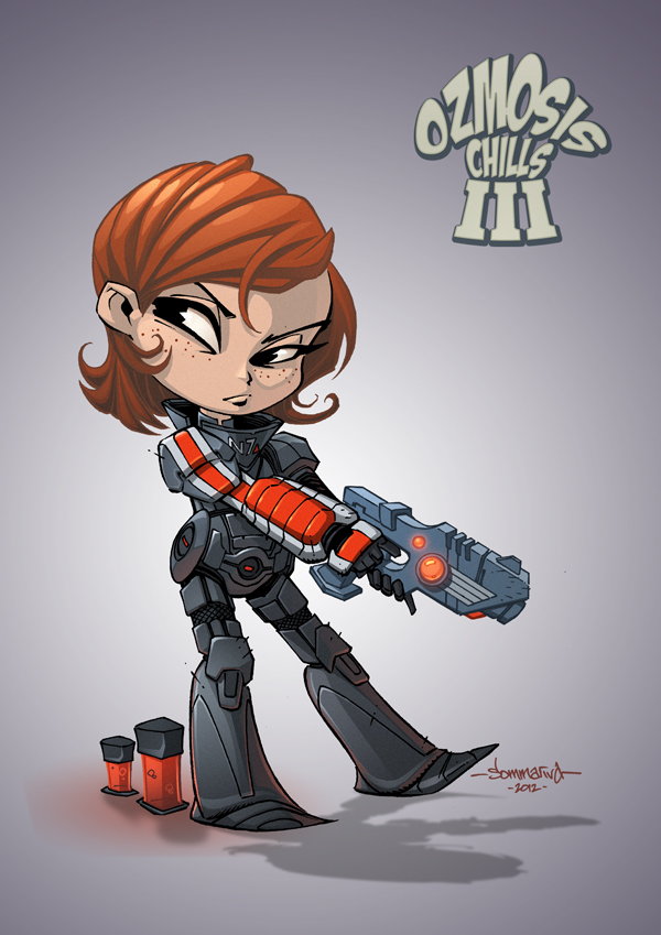 Female Shepard Chibi :: Mass Effect 3