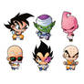 DBZ Chibi Sticker set