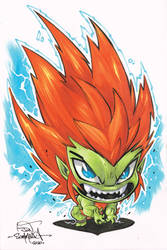 CHIBI SD BLANKA STREET FIGHTER 2