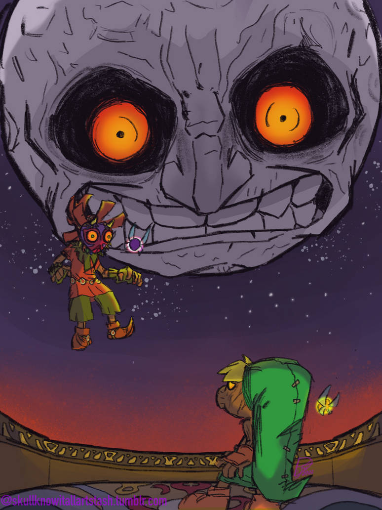 Majora Moon by SkeleArtStudios on DeviantArt