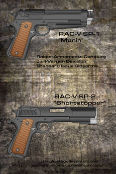 RAC-Vargen Standard Issue Sidearms.