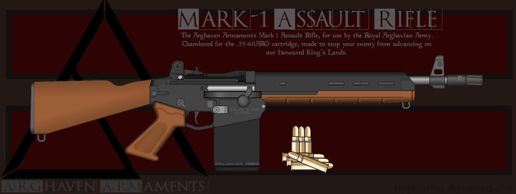 ARGARM Mark.I Assault Rifle by TheGhostBox on DeviantArt