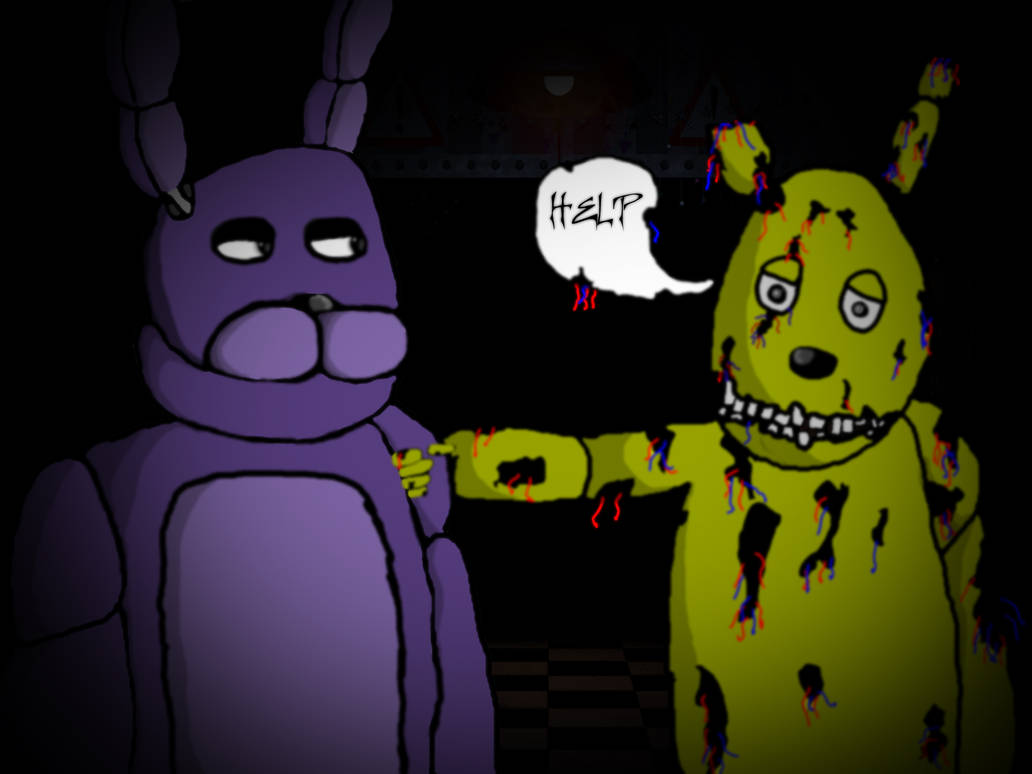 Bonnie and Springtrap by Sandr012 on DeviantArt