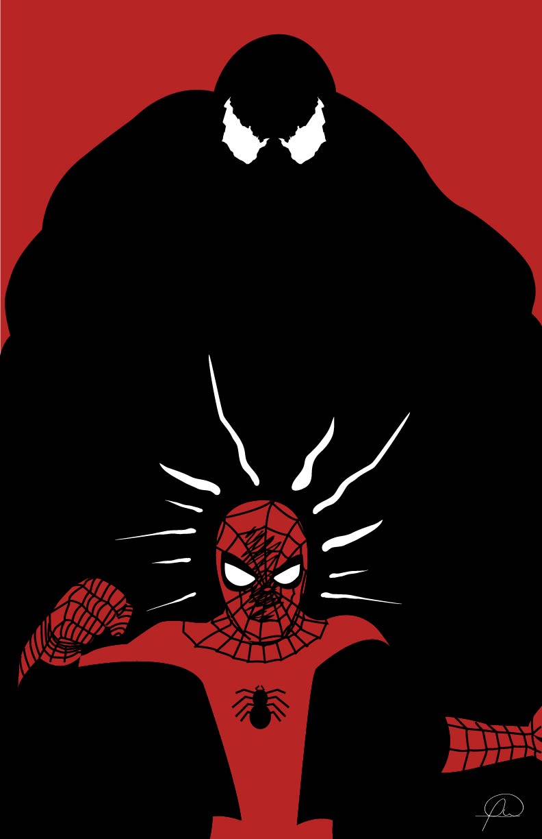 Classic Spiderman vs Venom