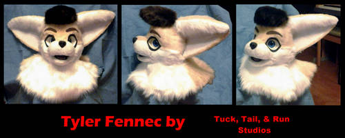 Tyler Fennec Fursuit Head Complete