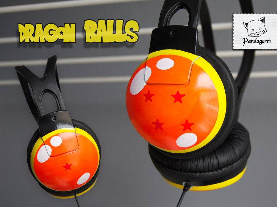 Auriculares Dragon Ball headphones by Pandagorri on DeviantArt