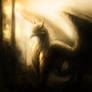 Sepia speed painting - gryphon