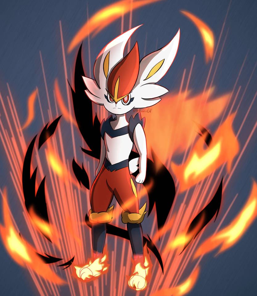 Cinderace by Tekuzu on DeviantArt