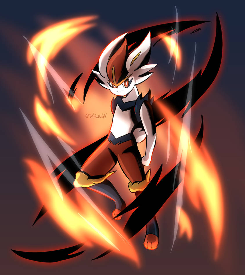 Cinderace by Tekuzu on DeviantArt