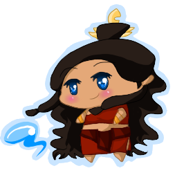 ATLA Katara Chibi Sticker