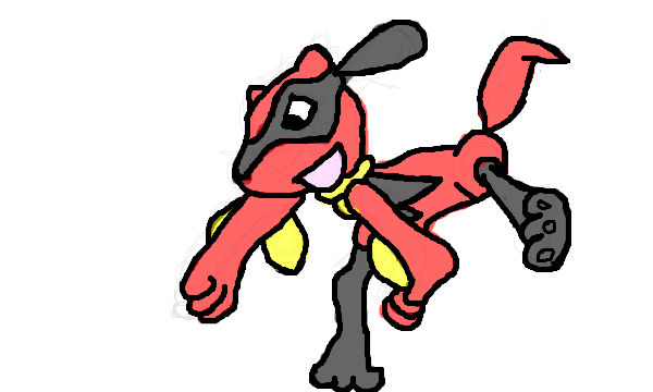 Red riolu by pokegirl232 on DeviantArt