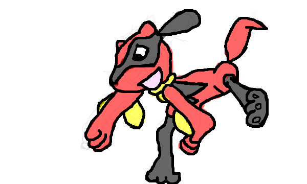 Red riolu by pokegirl232 on DeviantArt