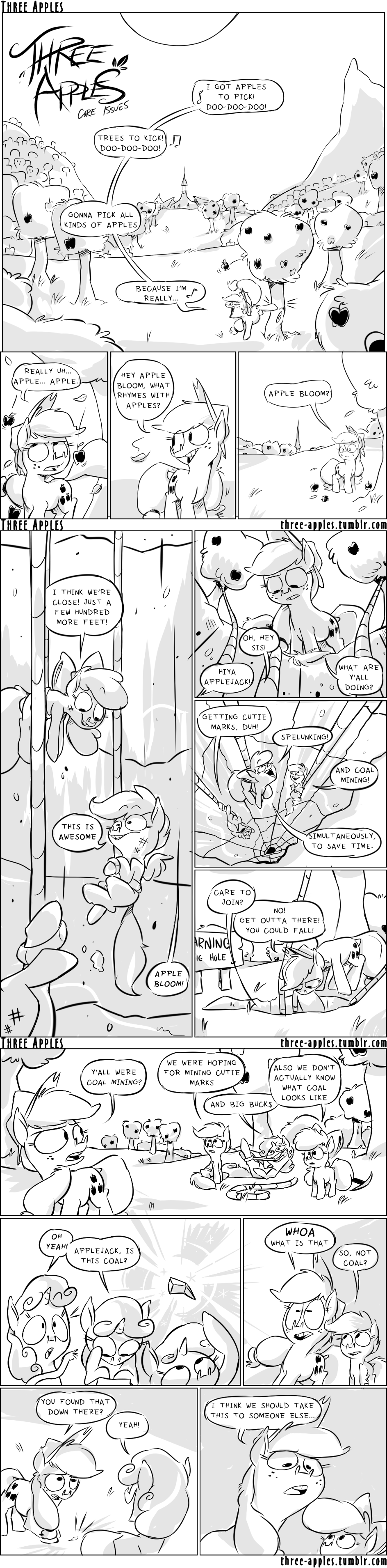 Three Apples- Three Pages [MORE IN DESCRIPTION]