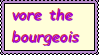 vore the bourgeois by lizardliker