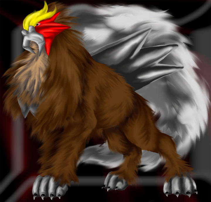 Entei by ReisKitten on DeviantArt