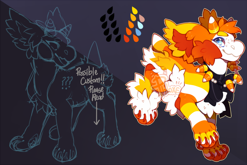 {Re-Auction} Candy Corn Bab (closed)