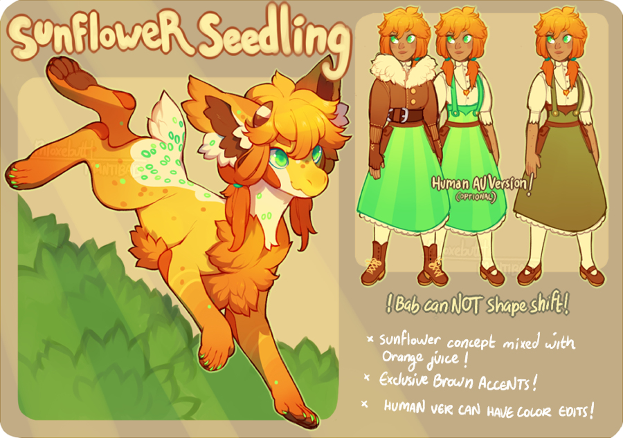 [Auction] :: Sunflower Seedling (open!)