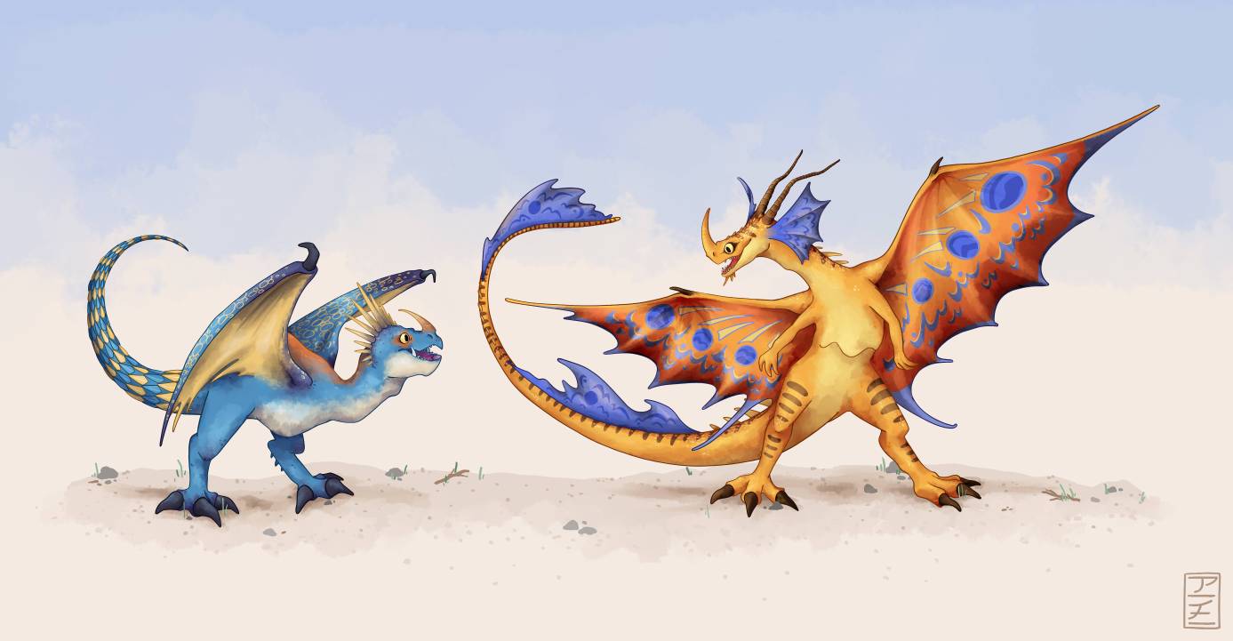 Stormfly Deviantart Stormfly and Garff by Archie-Ackie on DeviantArt