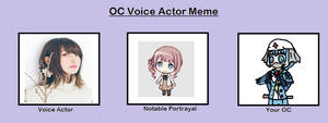 Oc Voice Actor Meme Dororo