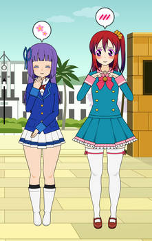 Riko X Sumire In Kisekae Style